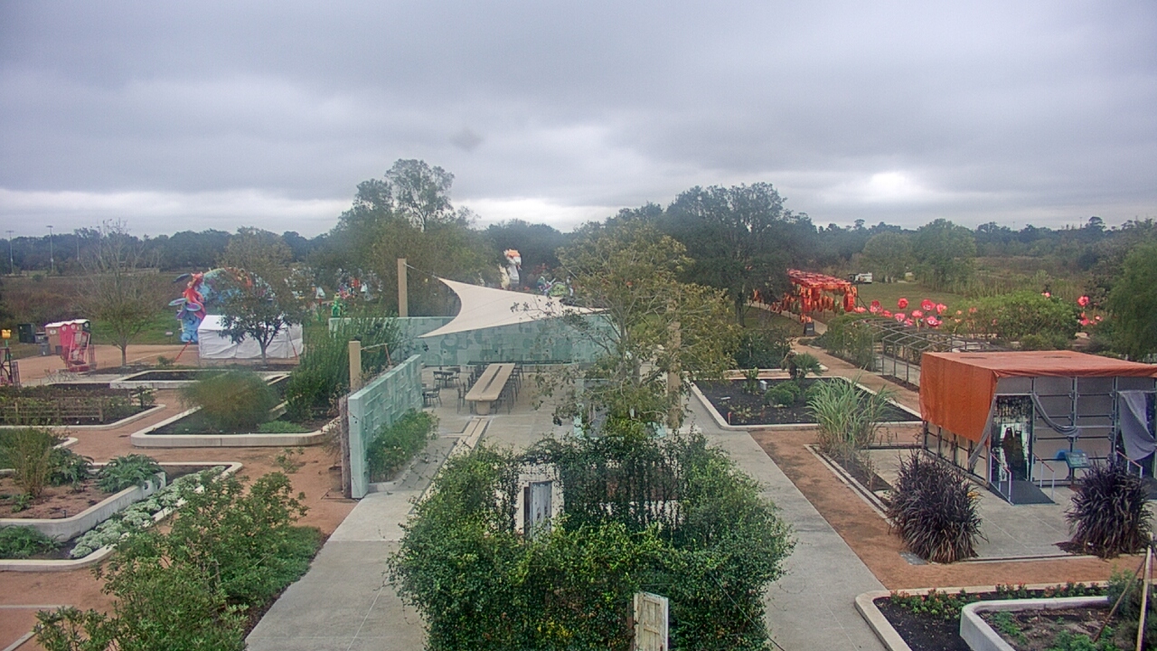 Thumbnail for current weather camera view from Houston Botanic Garden in Houston, Texas