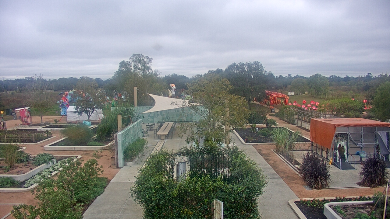 Thumbnail for current weather camera view from Houston Botanic Garden in Houston, Texas