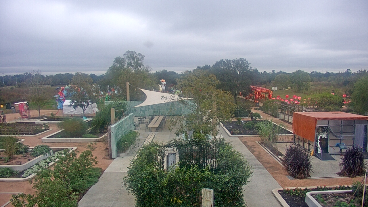 Thumbnail for current weather camera view from Houston Botanic Garden in Houston, Texas