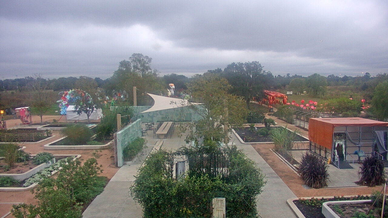 Thumbnail for current weather camera view from Houston Botanic Garden in Houston, Texas