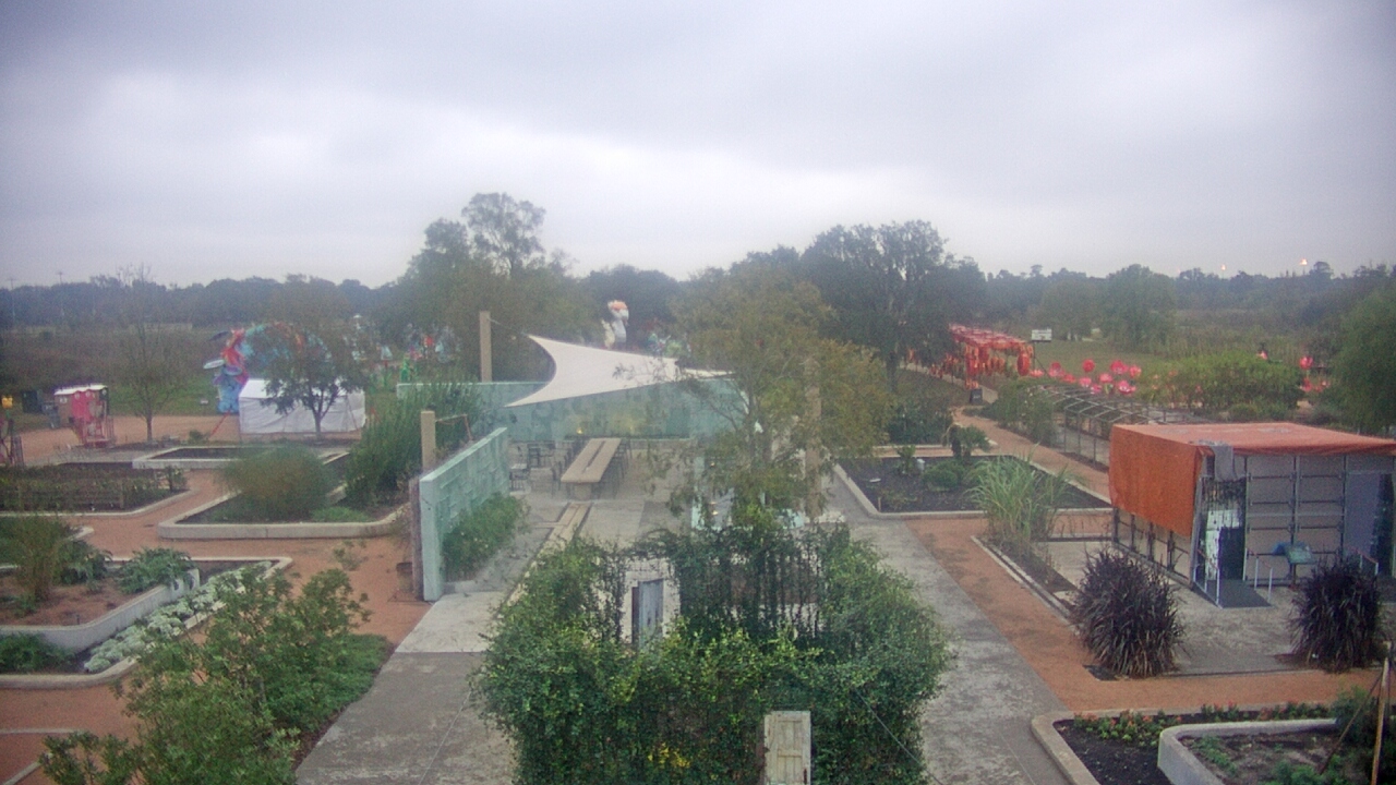 Thumbnail for current weather camera view from Houston Botanic Garden in Houston, Texas