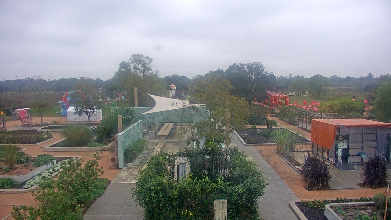 Thumbnail for current weather camera view from Houston Botanic Garden in Houston, Texas