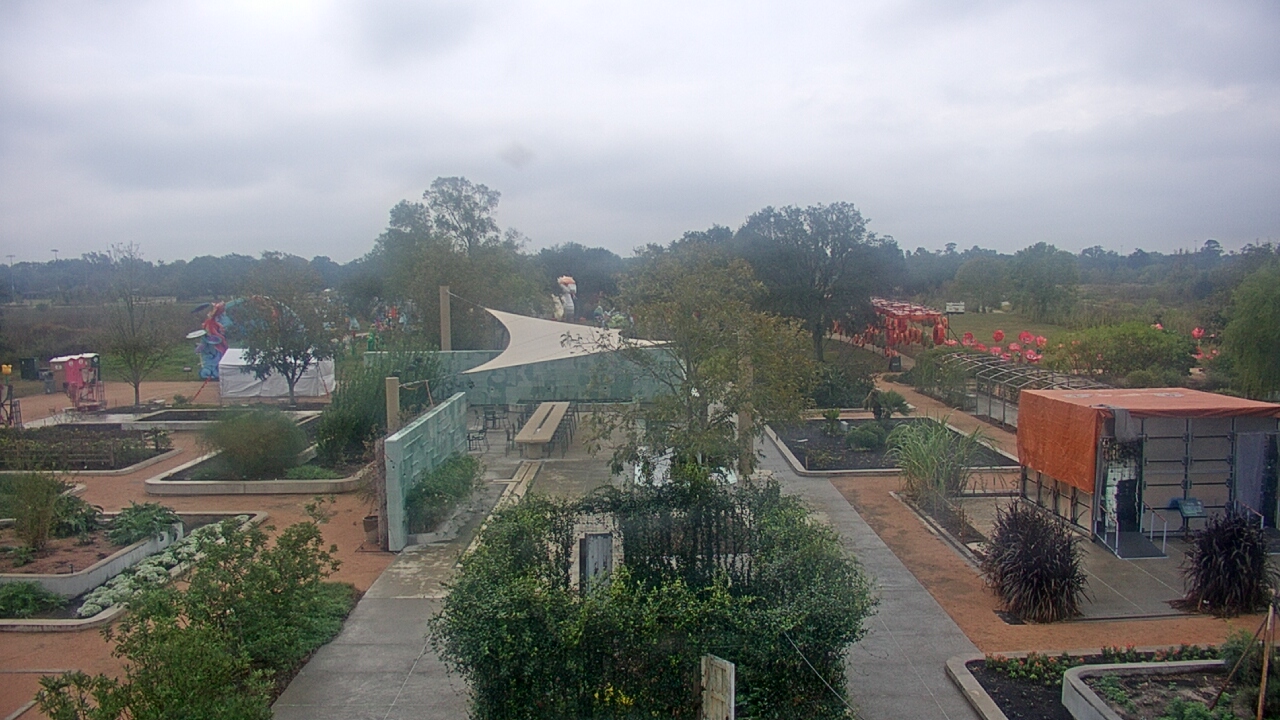 Thumbnail for current weather camera view from Houston Botanic Garden in Houston, Texas