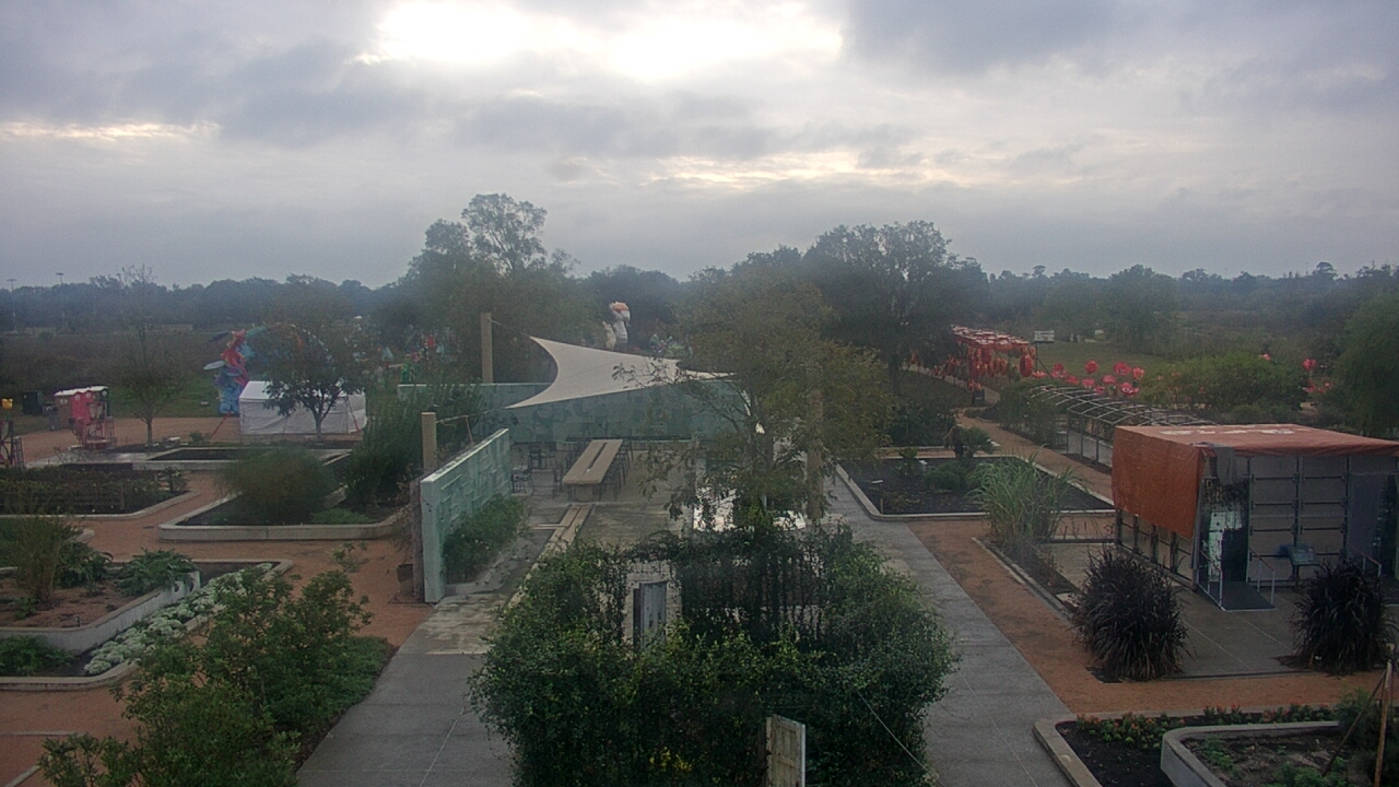 Thumbnail for current weather camera view from Houston Botanic Garden in Houston, Texas