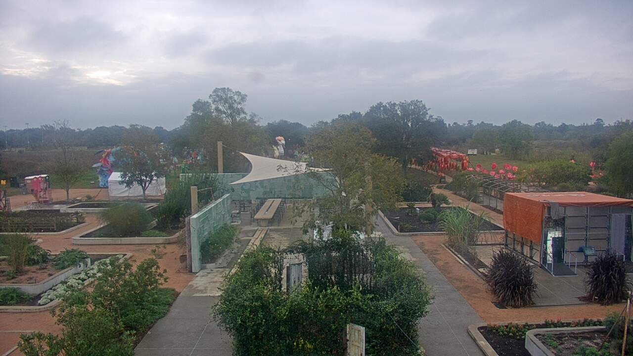 Thumbnail for current weather camera view from Houston Botanic Garden in Houston, Texas