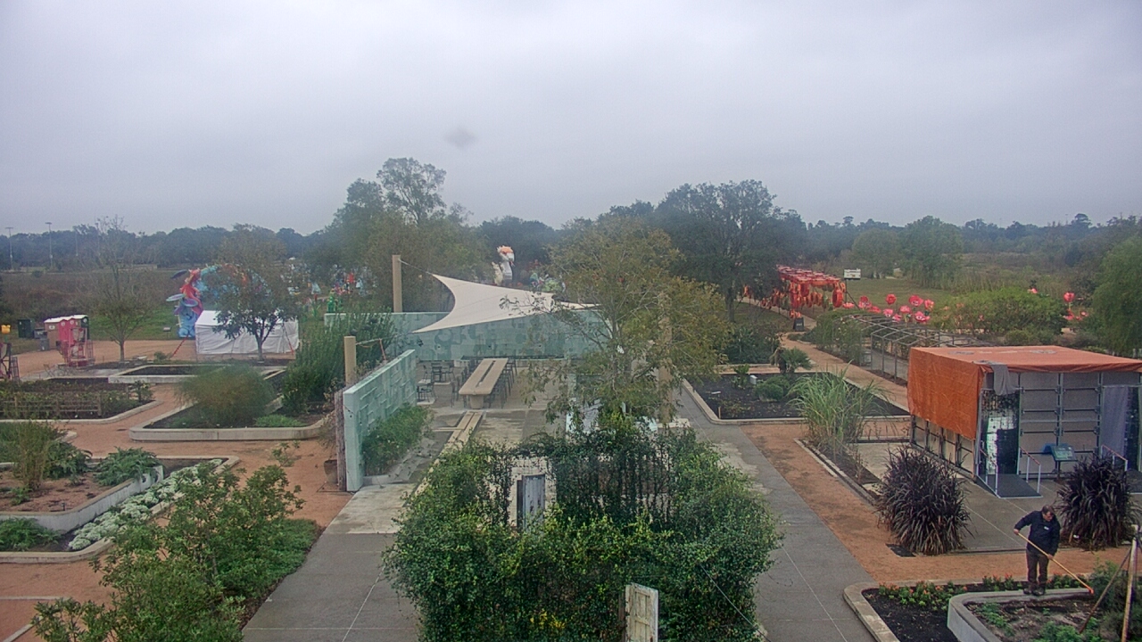 Thumbnail for current weather camera view from Houston Botanic Garden in Houston, Texas