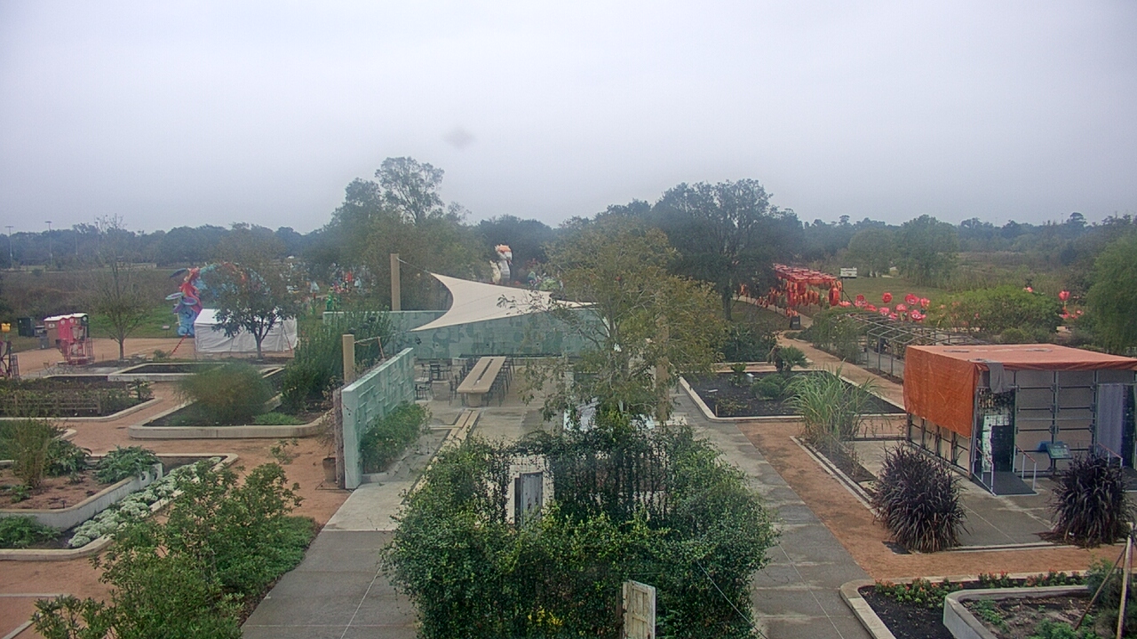 Thumbnail for current weather camera view from Houston Botanic Garden in Houston, Texas