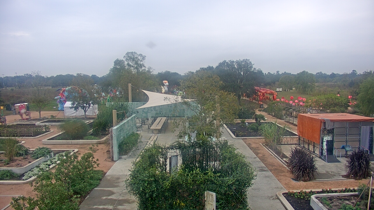 Thumbnail for current weather camera view from Houston Botanic Garden in Houston, Texas