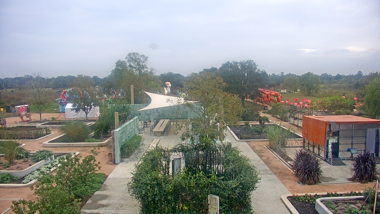 Thumbnail for current weather camera view from Houston Botanic Garden in Houston, Texas