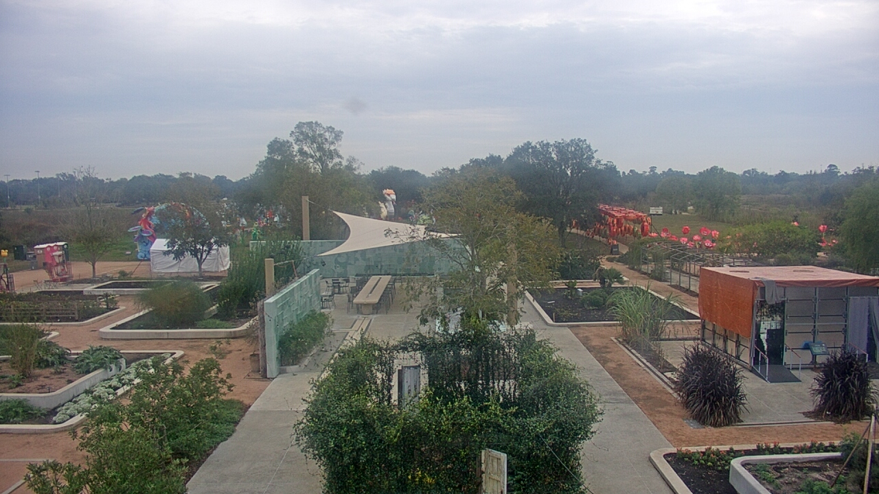 Thumbnail for current weather camera view from Houston Botanic Garden in Houston, Texas