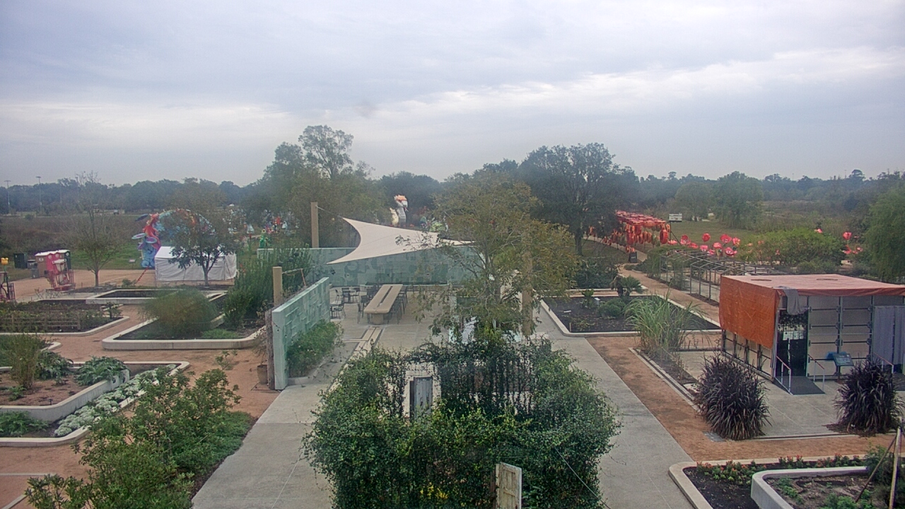 Thumbnail for current weather camera view from Houston Botanic Garden in Houston, Texas