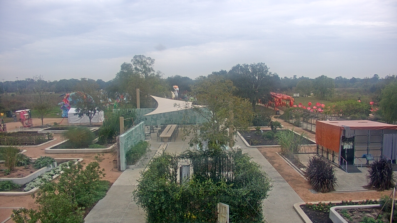 Thumbnail for current weather camera view from Houston Botanic Garden in Houston, Texas