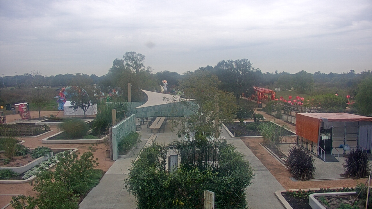 Thumbnail for current weather camera view from Houston Botanic Garden in Houston, Texas
