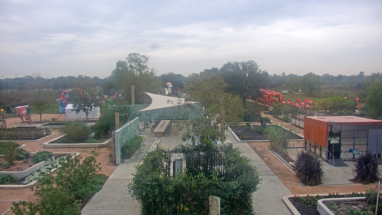 Thumbnail for current weather camera view from Houston Botanic Garden in Houston, Texas