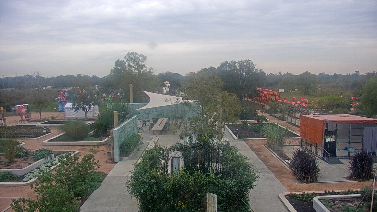 Thumbnail for current weather camera view from Houston Botanic Garden in Houston, Texas