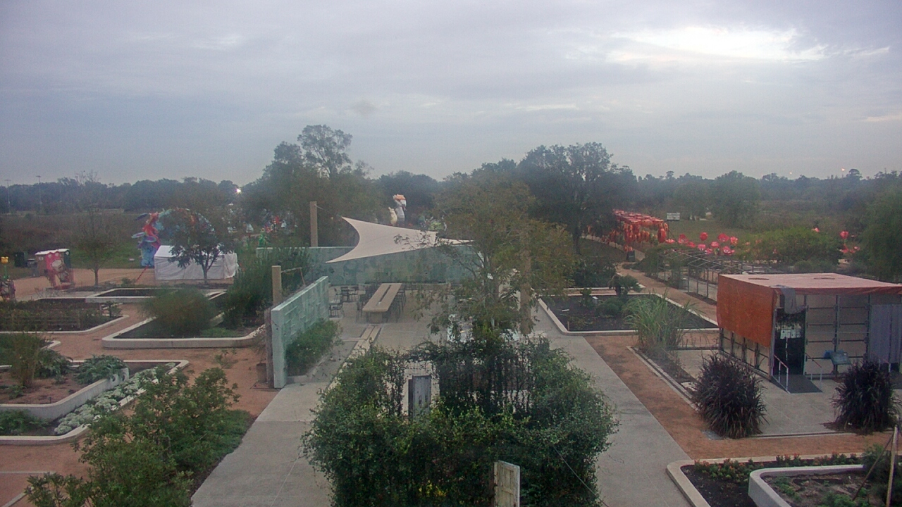 Thumbnail for current weather camera view from Houston Botanic Garden in Houston, Texas