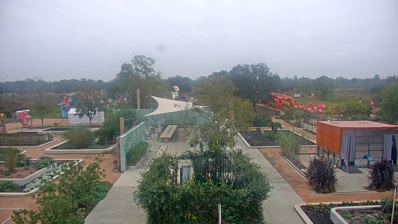 Thumbnail for current weather camera view from Houston Botanic Garden in Houston, Texas