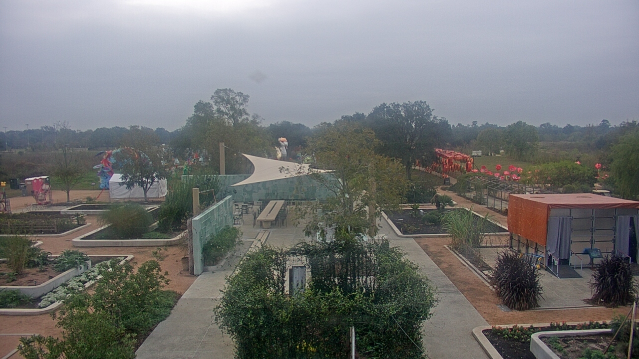 Thumbnail for current weather camera view from Houston Botanic Garden in Houston, Texas