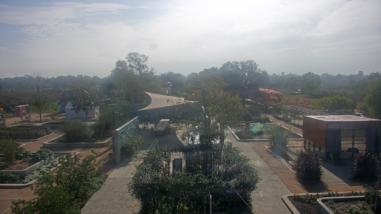 Thumbnail for current weather camera view from Houston Botanic Garden in Houston, Texas