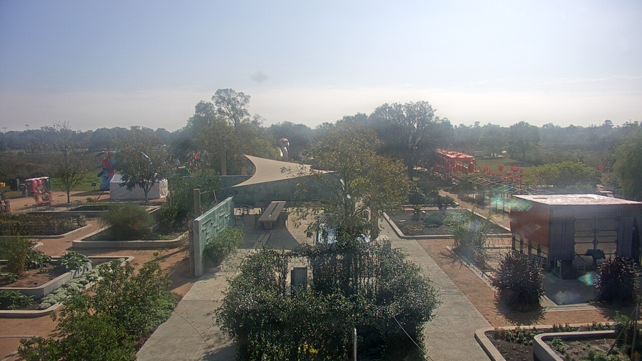 Thumbnail for current weather camera view from Houston Botanic Garden in Houston, Texas