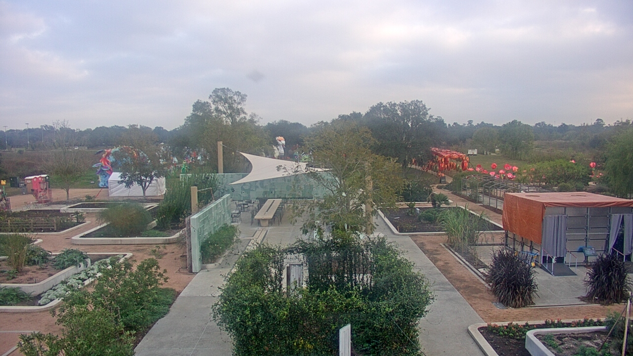Thumbnail for current weather camera view from Houston Botanic Garden in Houston, Texas