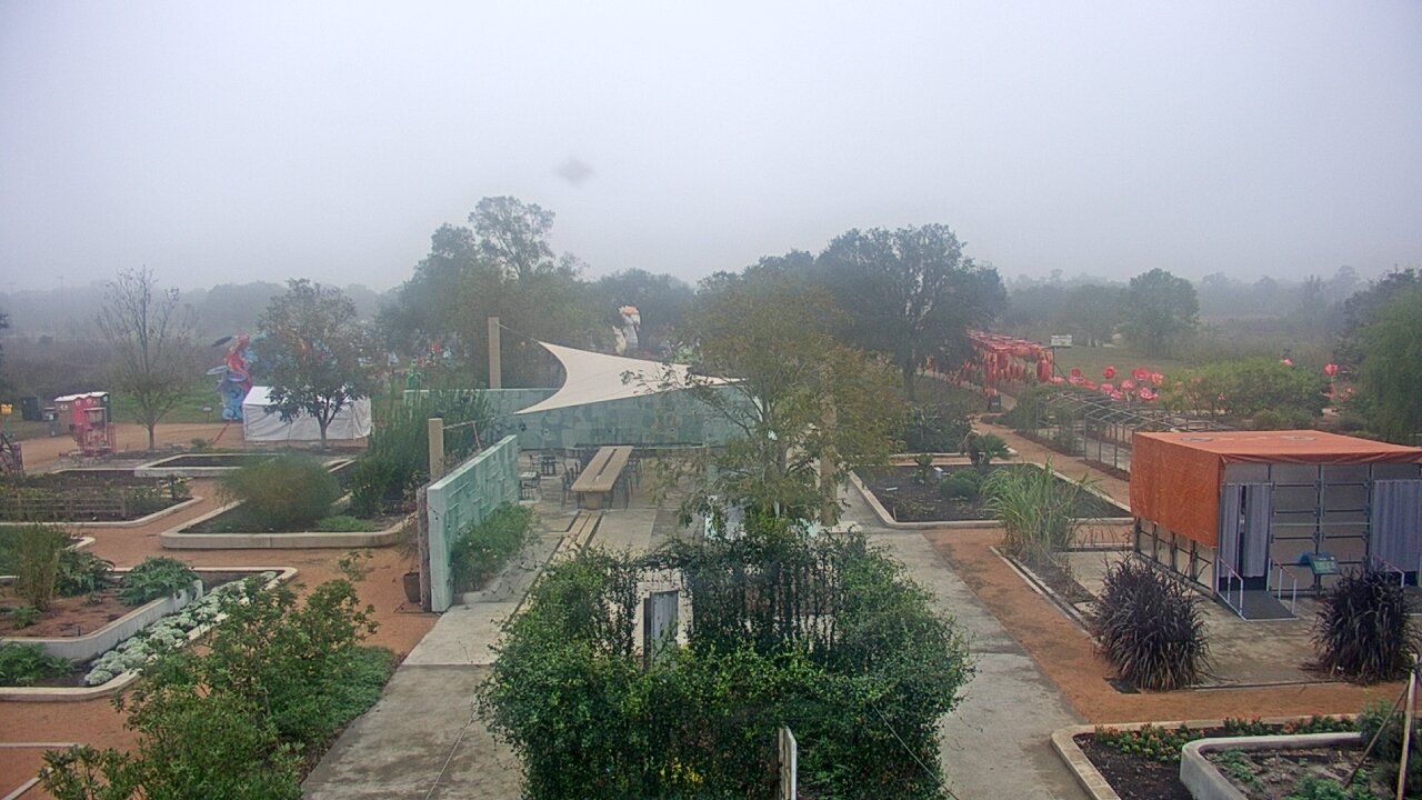 Thumbnail for current weather camera view from Houston Botanic Garden in Houston, Texas