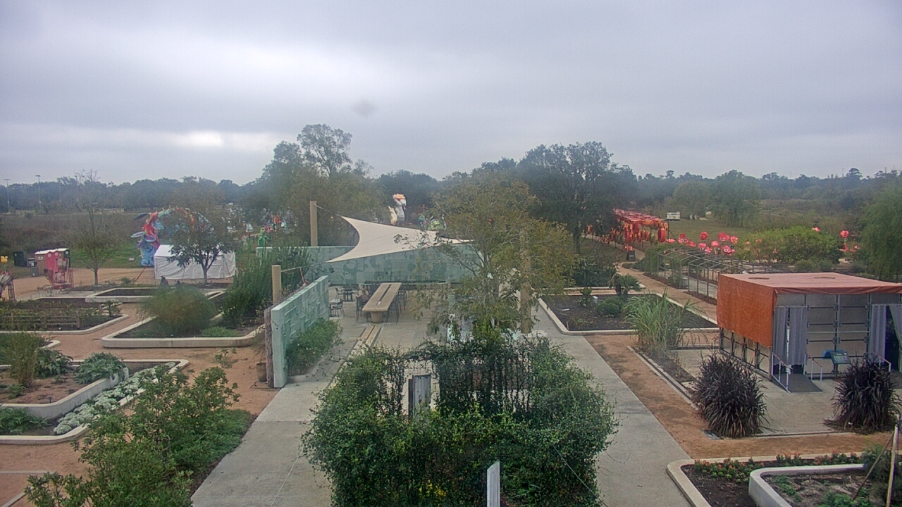 Thumbnail for current weather camera view from Houston Botanic Garden in Houston, Texas