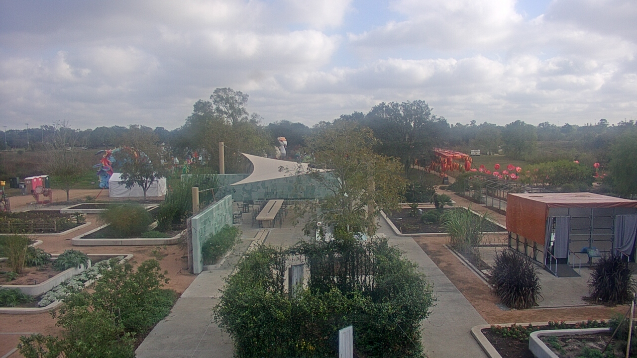 Thumbnail for current weather camera view from Houston Botanic Garden in Houston, Texas