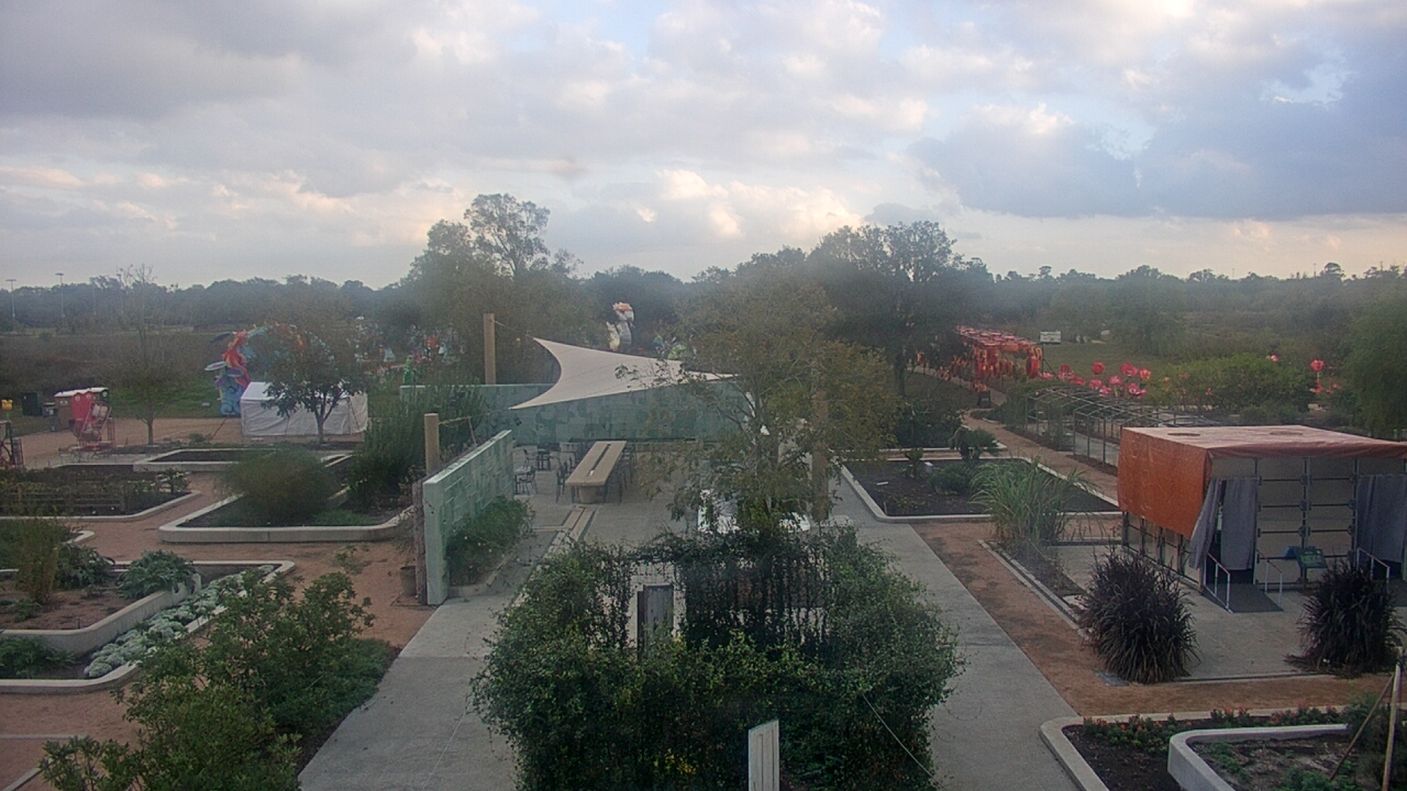 Thumbnail for current weather camera view from Houston Botanic Garden in Houston, Texas