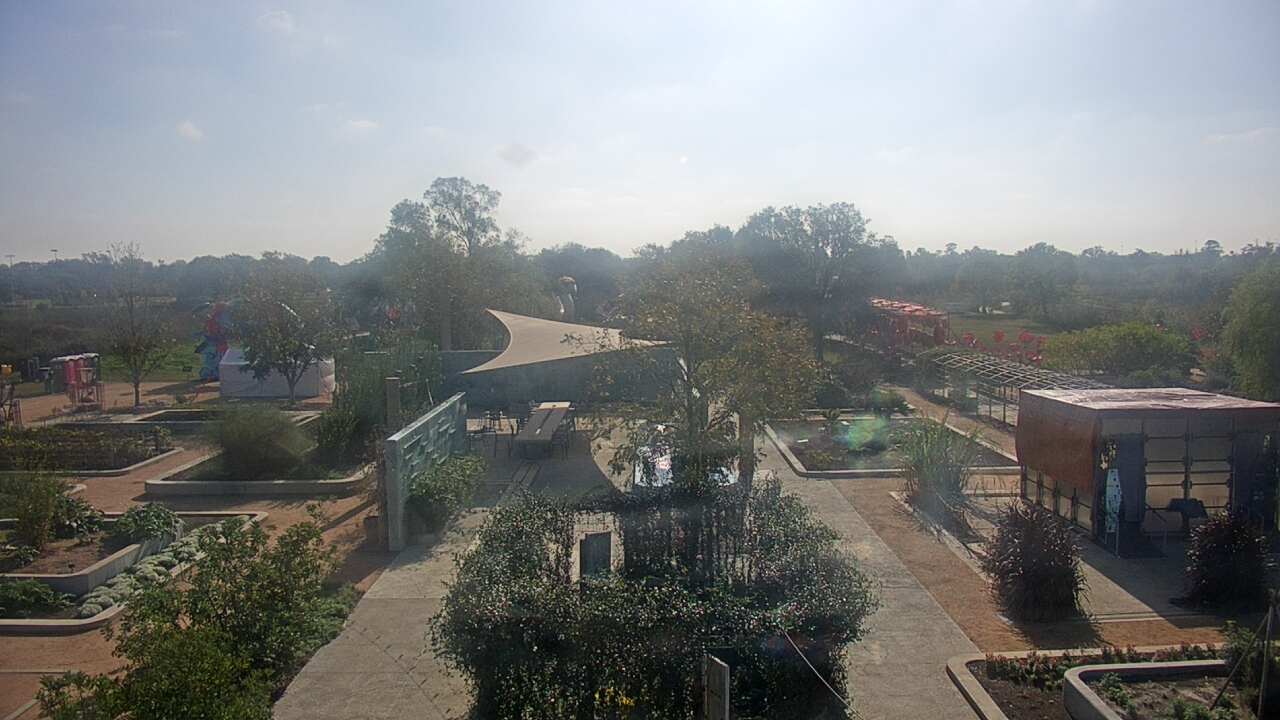 Thumbnail for current weather camera view from Houston Botanic Garden in Houston, Texas