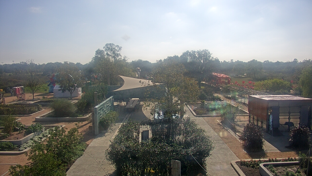 Thumbnail for current weather camera view from Houston Botanic Garden in Houston, Texas