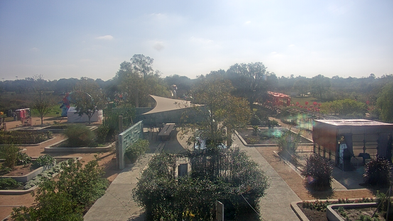 Thumbnail for current weather camera view from Houston Botanic Garden in Houston, Texas