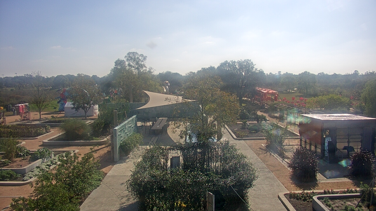 Thumbnail for current weather camera view from Houston Botanic Garden in Houston, Texas