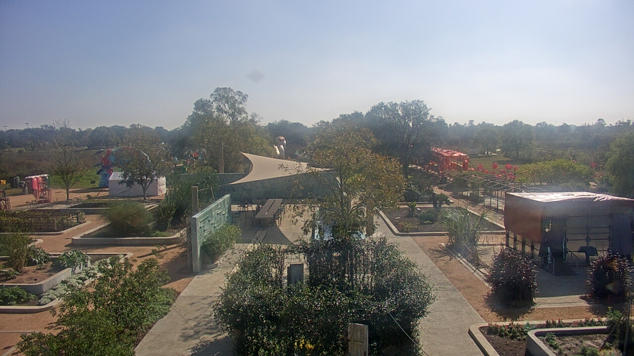 Thumbnail for current weather camera view from Houston Botanic Garden in Houston, Texas