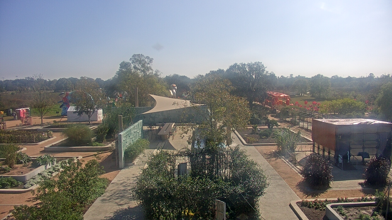 Thumbnail for current weather camera view from Houston Botanic Garden in Houston, Texas