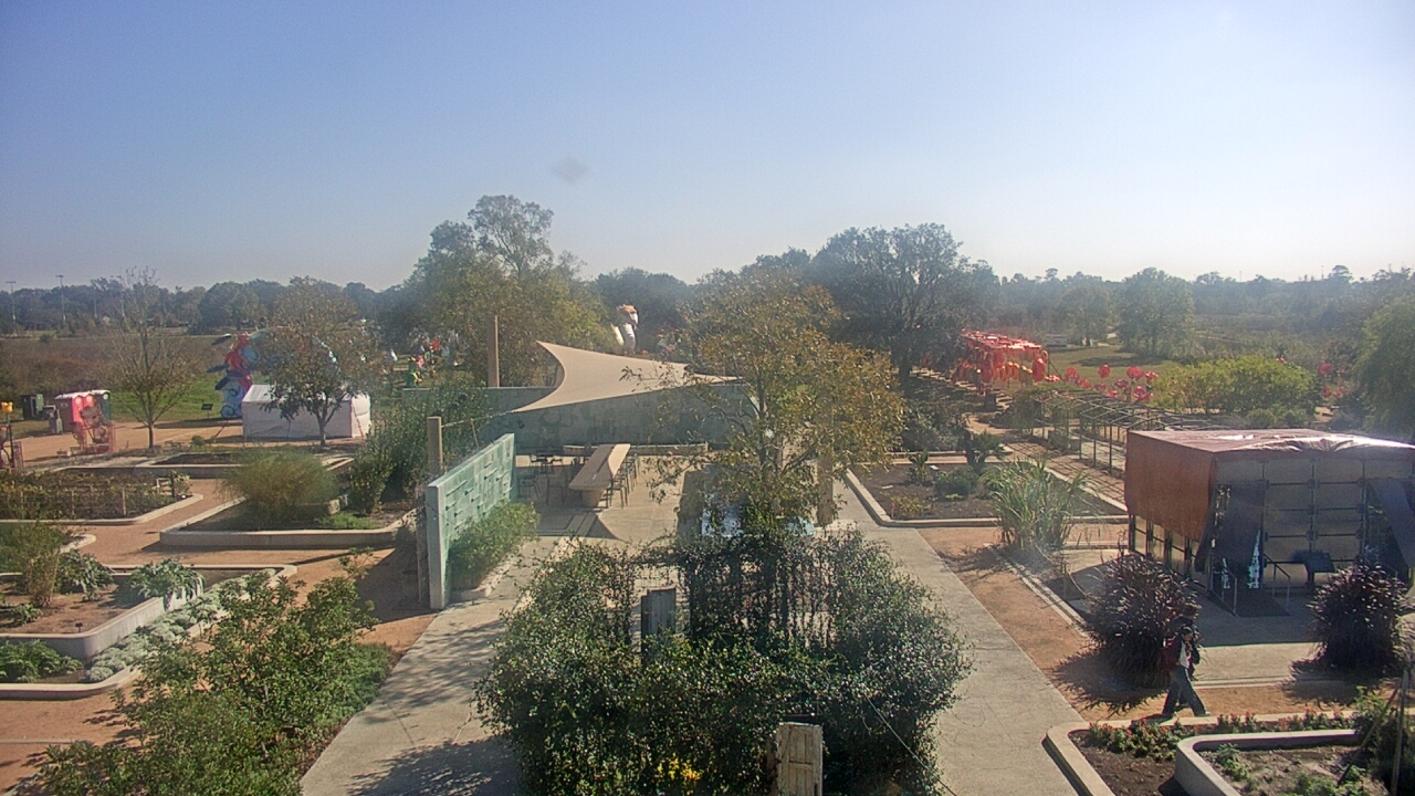 Thumbnail for current weather camera view from Houston Botanic Garden in Houston, Texas