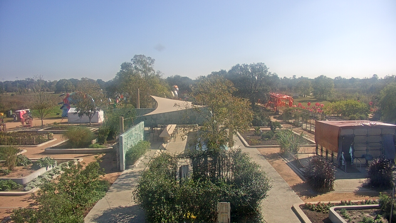 Thumbnail for current weather camera view from Houston Botanic Garden in Houston, Texas