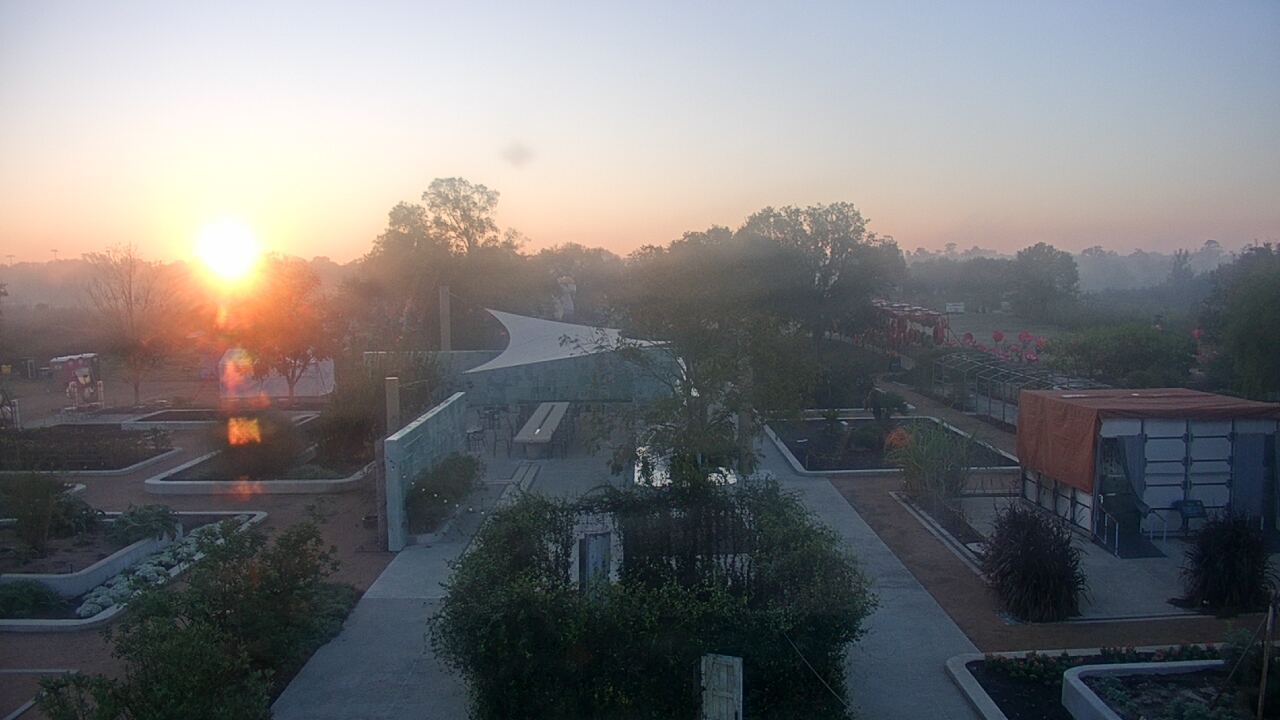 Thumbnail for current weather camera view from Houston Botanic Garden in Houston, Texas