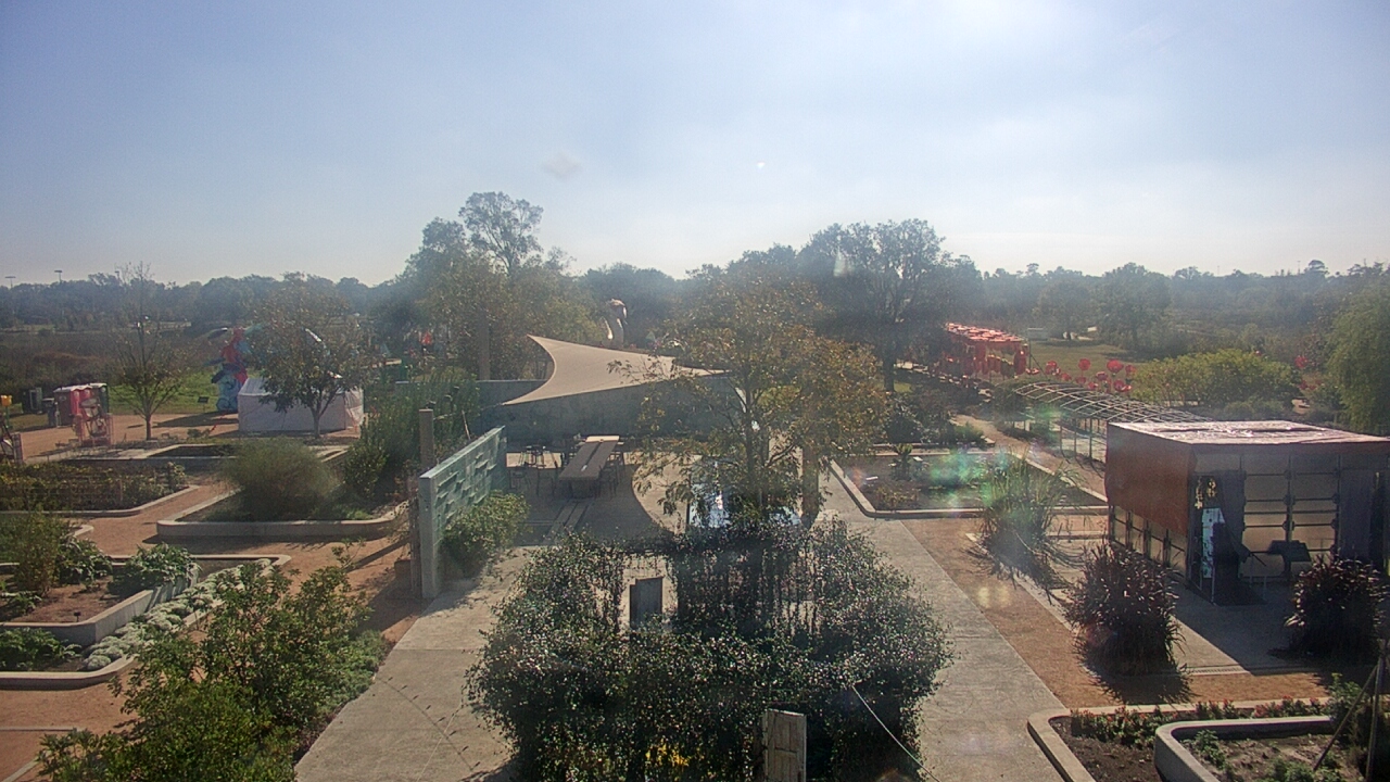 Thumbnail for current weather camera view from Houston Botanic Garden in Houston, Texas