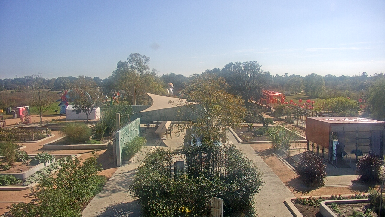 Thumbnail for current weather camera view from Houston Botanic Garden in Houston, Texas