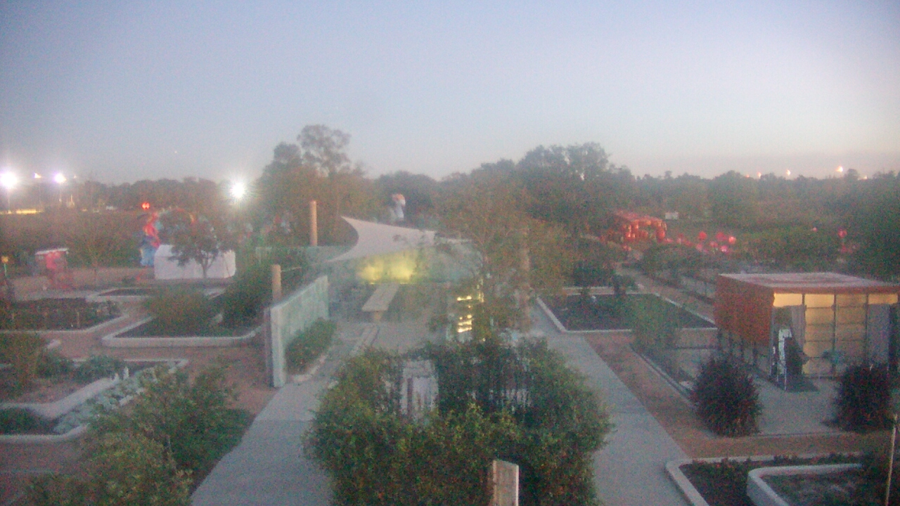 Thumbnail for current weather camera view from Houston Botanic Garden in Houston, Texas