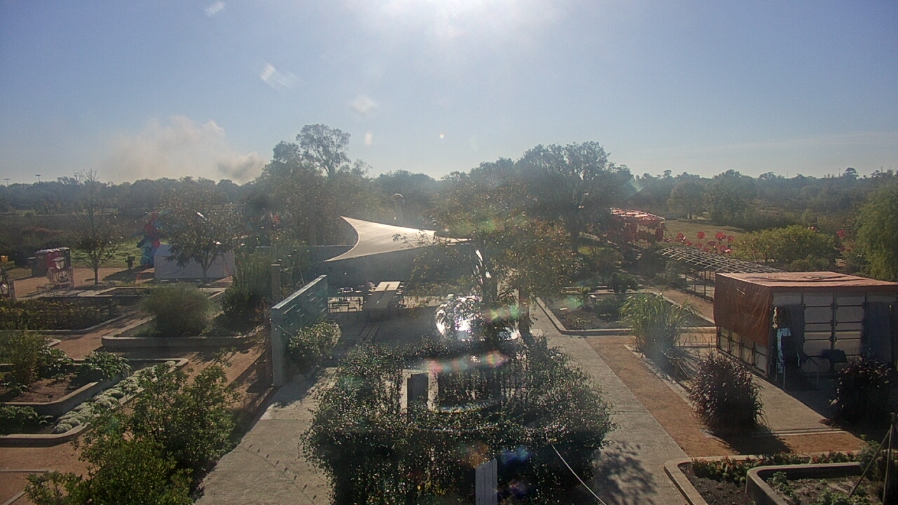 Thumbnail for current weather camera view from Houston Botanic Garden in Houston, Texas