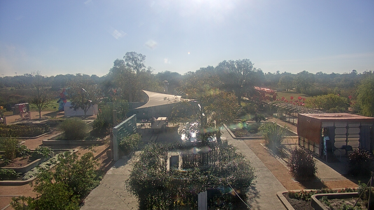 Thumbnail for current weather camera view from Houston Botanic Garden in Houston, Texas