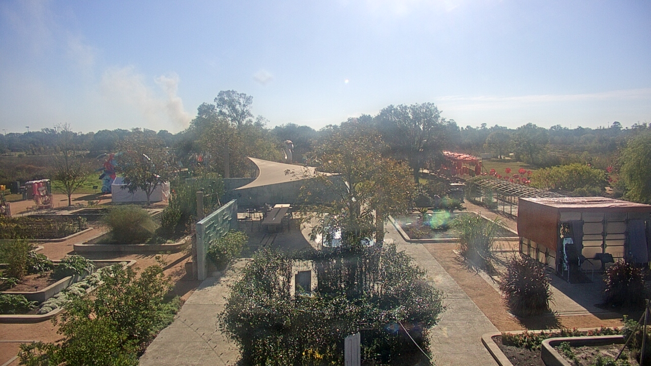 Thumbnail for current weather camera view from Houston Botanic Garden in Houston, Texas