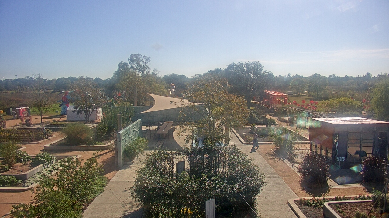 Thumbnail for current weather camera view from Houston Botanic Garden in Houston, Texas