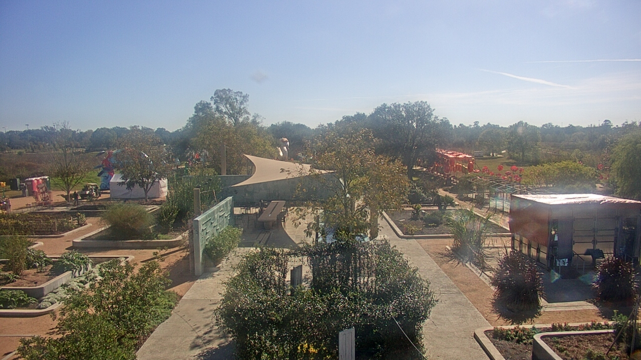 Thumbnail for current weather camera view from Houston Botanic Garden in Houston, Texas