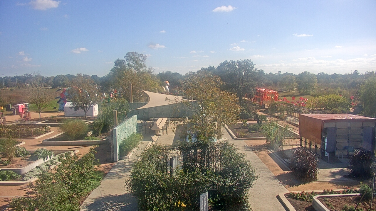 Thumbnail for current weather camera view from Houston Botanic Garden in Houston, Texas