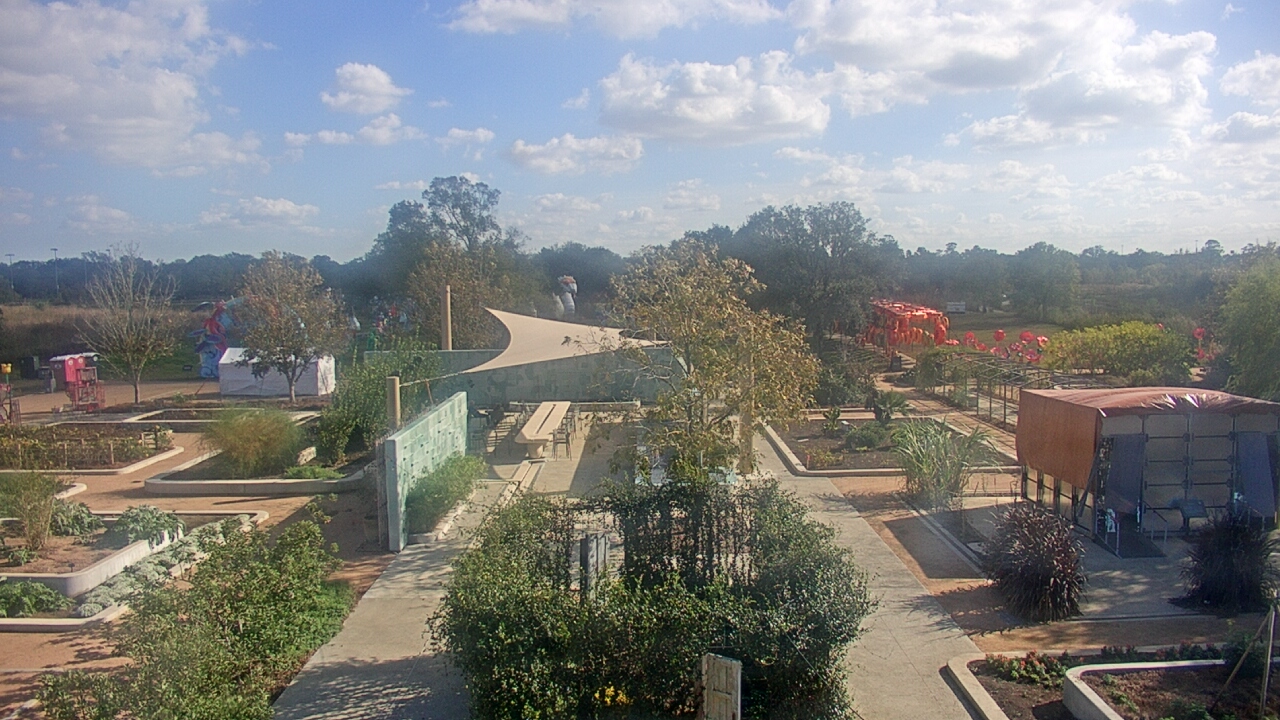 Thumbnail for current weather camera view from Houston Botanic Garden in Houston, Texas