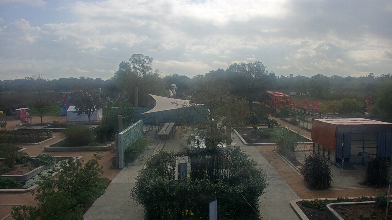 Thumbnail for current weather camera view from Houston Botanic Garden in Houston, Texas