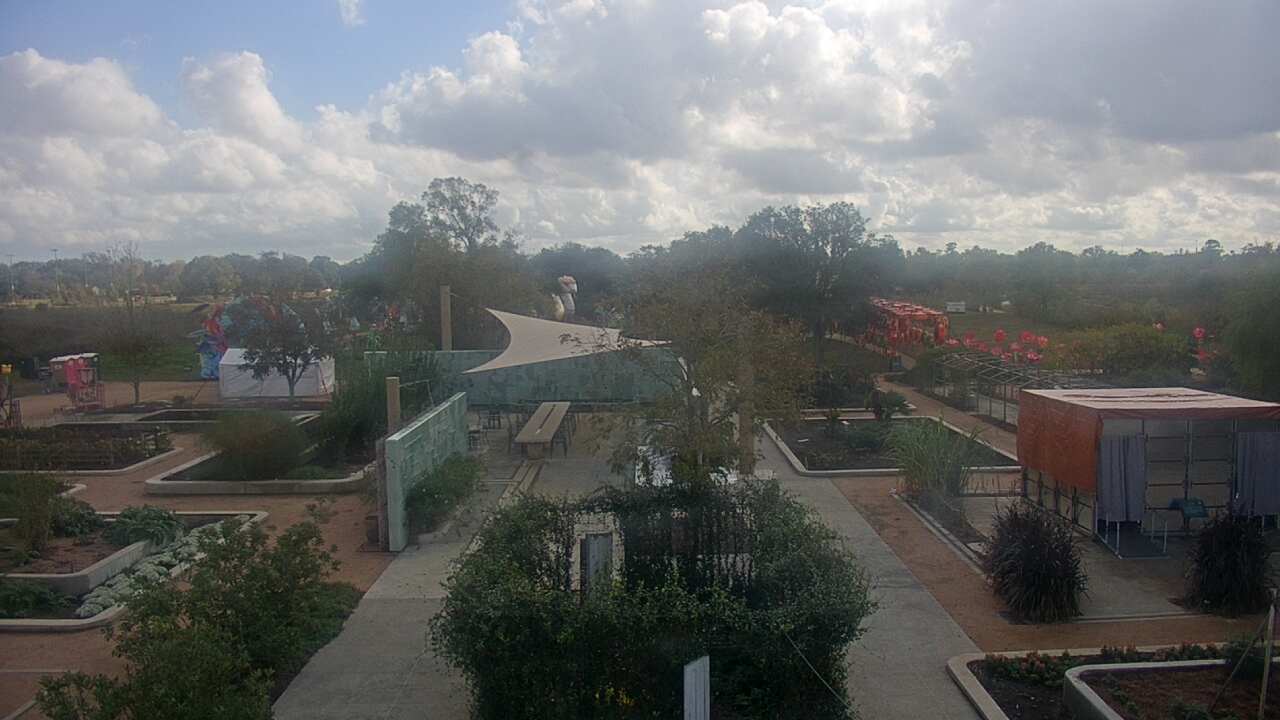 Thumbnail for current weather camera view from Houston Botanic Garden in Houston, Texas